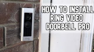 How to install Ring Video Doorbell Pro on brick plus Ring Transformer Kit video ring ringdoorbell [upl. by Kessiah]