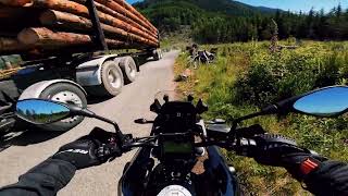 BMW F750GS  Offroad Mountain Ride  Washington 4K [upl. by Senalda]