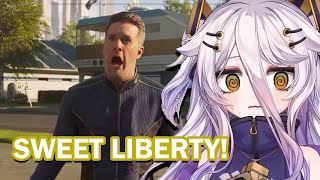 Henya Reacts to Helldivers 2 Intro [upl. by Ardnnek]