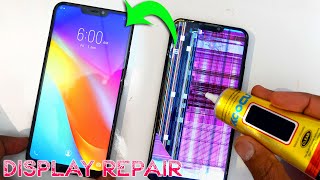 How to repair any android smart phone broken display glass LCD screen easily [upl. by Rakabuba426]