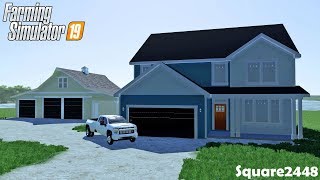 Building New Lake House  Homeowner Series  Farming Simulator 19 [upl. by Doralia]