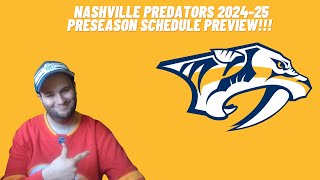 NASHVILLE PREDATORS 202425 Preseason Schedule Preview SWEDISH [upl. by Adnav]