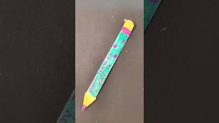 Easy pencil Craft Happy Teachers Day New Creative Craft ideas kids pencil trending diy art [upl. by Raynah]