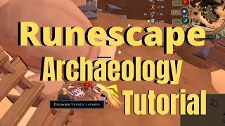 RS3 Runescape Archaeology Tutorial [upl. by Roberto]