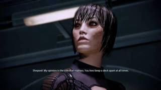 Mass Effect 2  Jack and Miranda Argument Renegade Conclusion [upl. by Iidnarb141]