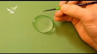 How to paint a water drop in Acrylics [upl. by Minabe]