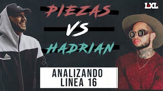 Piezas analiza su batalla contra Hadrian en Línea 16 [upl. by Timus]