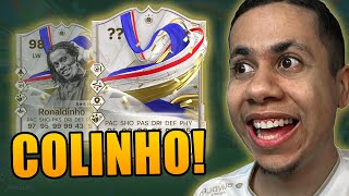 COLO MÁXIMO TIREI UM ÍDOLO DE MILHÕES E VÁRIOS OUTROS ÍDOLOS NESSE PACK OPENING INSANO  EA FC 24 [upl. by Elleynad]