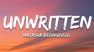 Natasha Bedingfield  Unwritten Lyrics Sped Up [upl. by Ttenaj995]