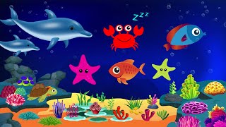 Lullaby and Calming Undersea Animation 🐟 Soothing fishes 🐟 Mozart for Babies Sleep 026 [upl. by Zorine]