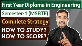 How to study and score good marks in polytechnic   Diploma in Engineering  MSBTE [upl. by Gweneth]