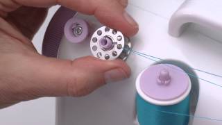 SINGER® PIXIE™ PLUS Bobbin Winding Tutorial [upl. by Mohorva]