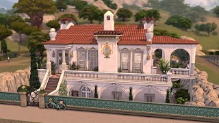 Villa Azul  The Sims 4 Speed Build  CC [upl. by Notlih]