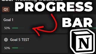 How To Create A Progress Bar In Notion Full Beginner Guide [upl. by Riesman]