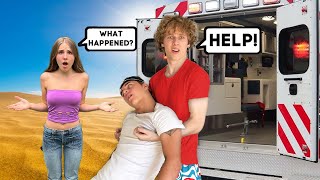 Passing Out Prank On Best Friend he freaked out [upl. by Nereil]