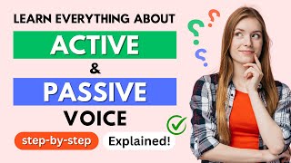 The PASSIVE VOICE  Everything you need before an EXAM  Stepbystep [upl. by Sivrad]