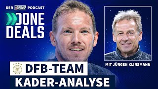 DFBKaderAnalyse mit Jürgen Klinsmann Wie nominiert ein Bundestrainer  TRANSFERMARKT [upl. by Ahsael]