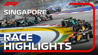 Race Highlights  2024 Singapore Grand Prix [upl. by Ainafetse]