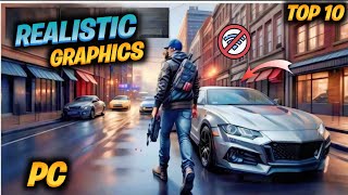 Top 10 Best High Spec PC Games With Realistic GRAPHICS 2023 [upl. by Alihet620]