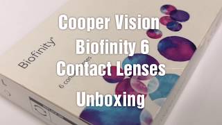 CooperVision Biofinity 6 Contact Lenses Unboxing  Vision Care  Best Contact Lenses [upl. by Mignon]