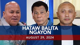 UNTV Hataw Balita Ngayon  August 29 2024 [upl. by Airom]