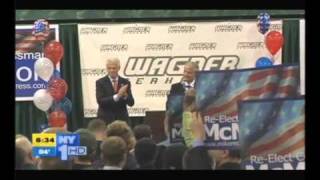 Bill Clinton speaks at Wagner College [upl. by Ennairda]