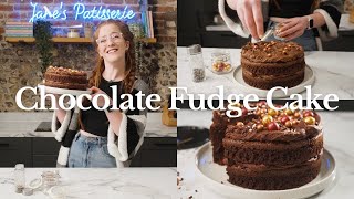 The BEST EVER Chocolate Fudge Cake Recipe  Jane’s Patisserie [upl. by Ivel389]