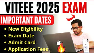 VITEEE 2025 Registration Date Application Form Exam Date Eligibility amp Fees  GyanRoof [upl. by Nitsir]