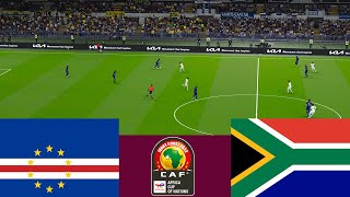 Cape Verde vs South Africa 2024 CAF Africa Cup Penalty shootout  Video game simulation PES 2021 [upl. by Ybrad]