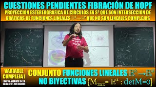 Cuestiones pendientes Fibración de Hopf Efraín Vega Landa [upl. by Krell]