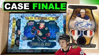 SEMIDRAMATIC CASE FINALE  202324 Upper Deck Artifacts Hockey Hobby Case Break Part 4 [upl. by Flint]