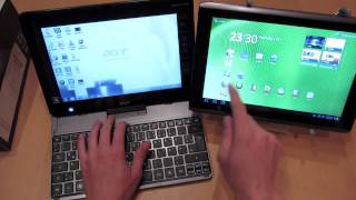 Acer Iconia Tab A500 vs Acer Iconia Tab W500 [upl. by Ayote]