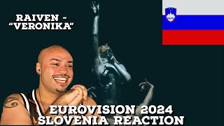 🇸🇮 EUROVISION 2024 SLOVENIA REACTION  Raiven quotVeronikaquot 🇸🇮 [upl. by Seymour]