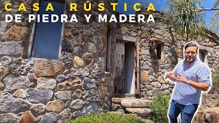 CASA RÚSTICA DE PIEDRA Y MADERA  OBRAS AJENAS [upl. by Nerval493]