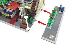 Make ANY LEGO Modular a Corner Modular MOC [upl. by Fanchie]