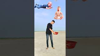 Flying crying babies Catching vs hen dog amp sparrow vs Scorpion Funny vfx magic 😄 [upl. by Nelli]