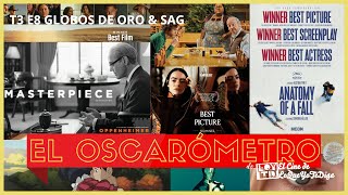 El Oscarómetro 2024 08 Ganadores de los Globos de Oro y nominaciones del Gremio de Actores SAG [upl. by Nirb]