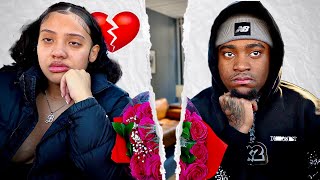 BREAKUP PRANK ON VALENTINES DAY SHE SAID SHE’S PREG😱 [upl. by Lahpos508]