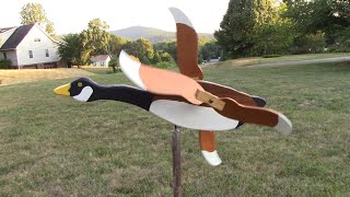 How to make Best diy Whirligig Flying Goose two propeller Wind Spinner Part One [upl. by Harvey]