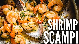 The BEST Way To Make SHRIMP SCAMPI [upl. by Lekim]