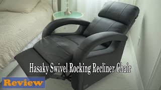 Hasaky Swivel Rocking Recliner Chair Review  Swivel Glide and Relax with Elegance [upl. by Almond]