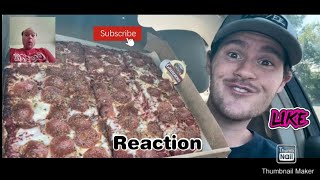 Reaction to Donatos Bakery Crust Pizza Review [upl. by Letnuahs513]