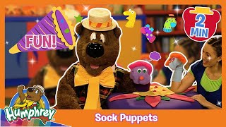 Sock Puppet Story with Humphrey B Bear  Educational Video Kids amp Toddlers [upl. by Ettenaej]