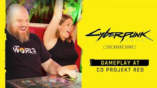 CD Projekt RED Takes on Cyberpunk 2077  The Board Game [upl. by Laura]