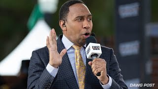 ESPNs Stephen A Smith Goes Off on UGA Football [upl. by Atinuahs]