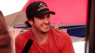 Luke bryan country jam interview [upl. by Ttreve]