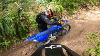 My first enduro hill climb with crash Browns Camp OHV [upl. by Sammy29]