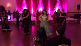 Avni and Raj Reception  Hookah Bar Dance [upl. by Ecirtemed]