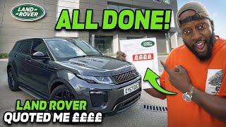 I TRIED TO TRADEIN MY STOLEN RANGE ROVER EVOQUE AT THE DEALERSHIP AND THEY SAID [upl. by Rosane]