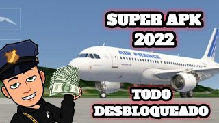 SUPER APK DE AEROFLY 1 CON TODOS LOS AVIONES DESBLOQUEADOS  2022 [upl. by Dream]